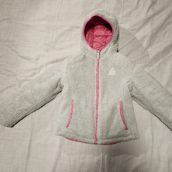 GERRY reversible winter jacket girls size S 7/8 - Picture 8 of 9